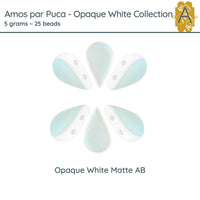 Amos par Puca, 5g, Opaque White Collection, 4 Finishes - The Argus Collection