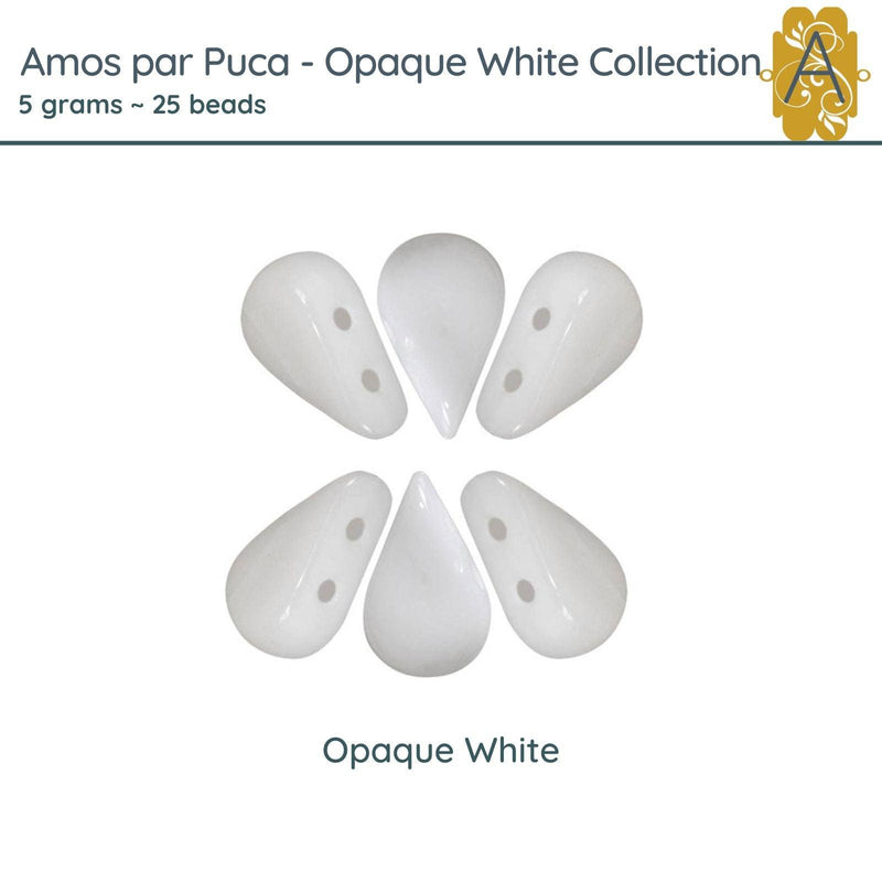 Amos par Puca, 5g, Opaque White Collection, 4 Finishes - The Argus Collection