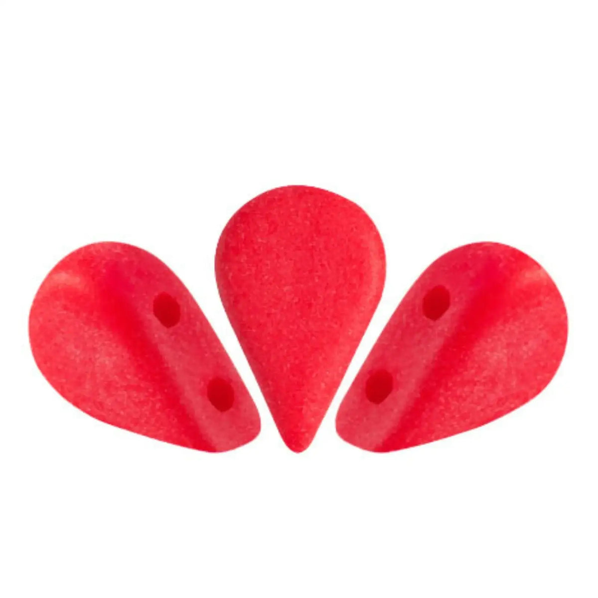 Amos Beads Coral Red Matte