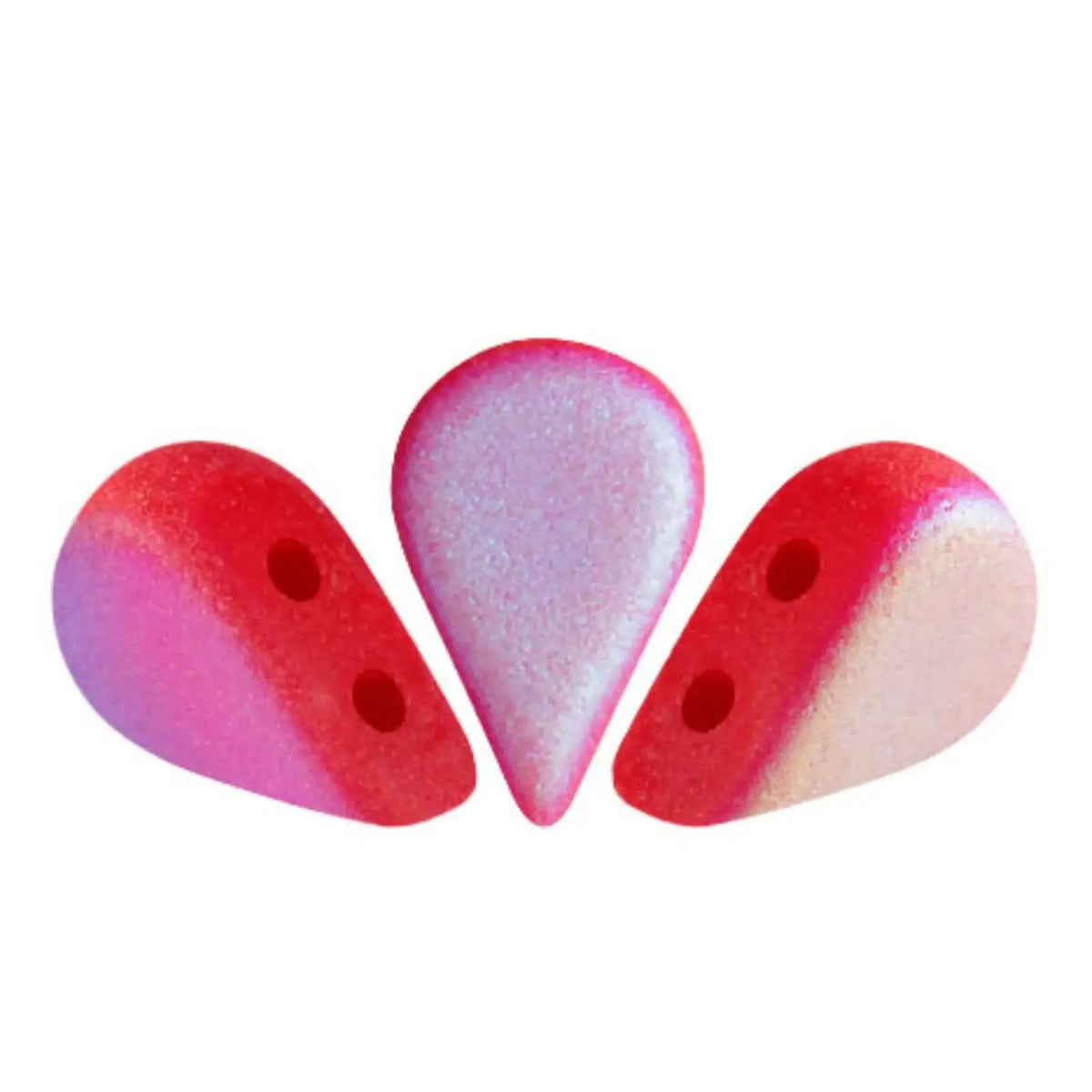 Amos Beads Coral Red Matte AB