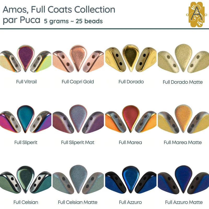 Amos par Puca, 5g, Full Coats Collection, 12 colors - The Argus Collection