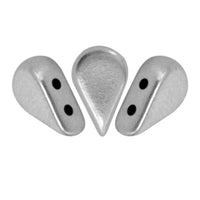 Amos Beads Silver Aluminum Matte