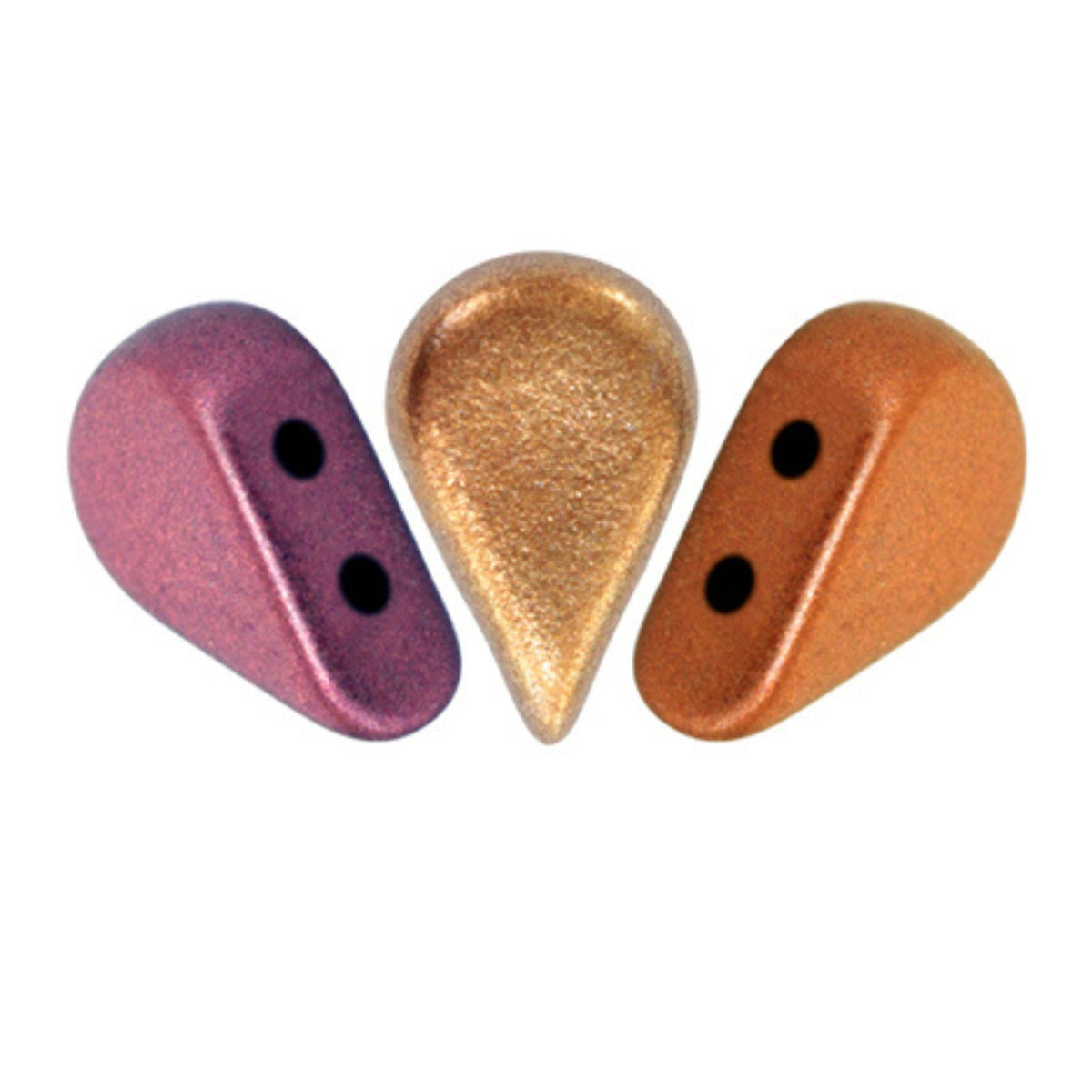 Amos Beads Yellow Gold Metallic Iris