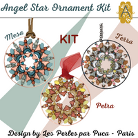 Angel Star Ornament Complete Bead Kit, by Les Perles par Puca