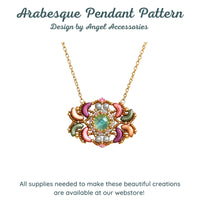 Arabesque Pendant Pattern by Angel Accessories
