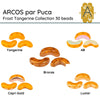 Arcos par Puca (30 Beads) Frost Tangerine Collection - The Argus Collection