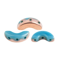 Arcos Beads Blue Turquoise Capri Gold