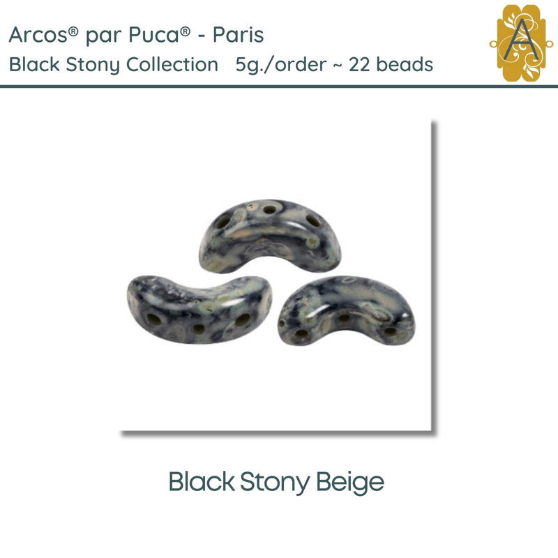 Arcos par Puca, 5g., Black Stony Collection, 10 Colors - The Argus Collection