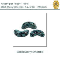 Arcos par Puca, 5g., Black Stony Collection, 10 Colors - The Argus Collection