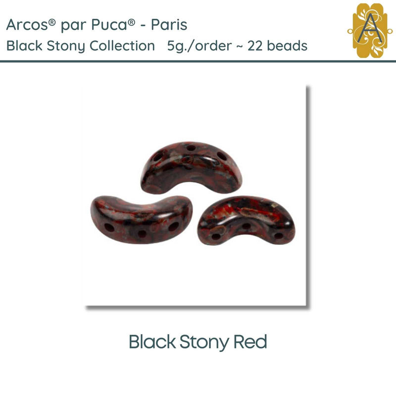 Arcos par Puca, 5g., Black Stony Collection, 10 Colors - The Argus Collection