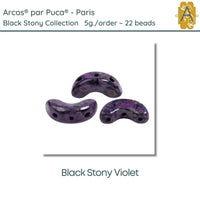 Arcos par Puca, 5g., Black Stony Collection, 10 Colors - The Argus Collection