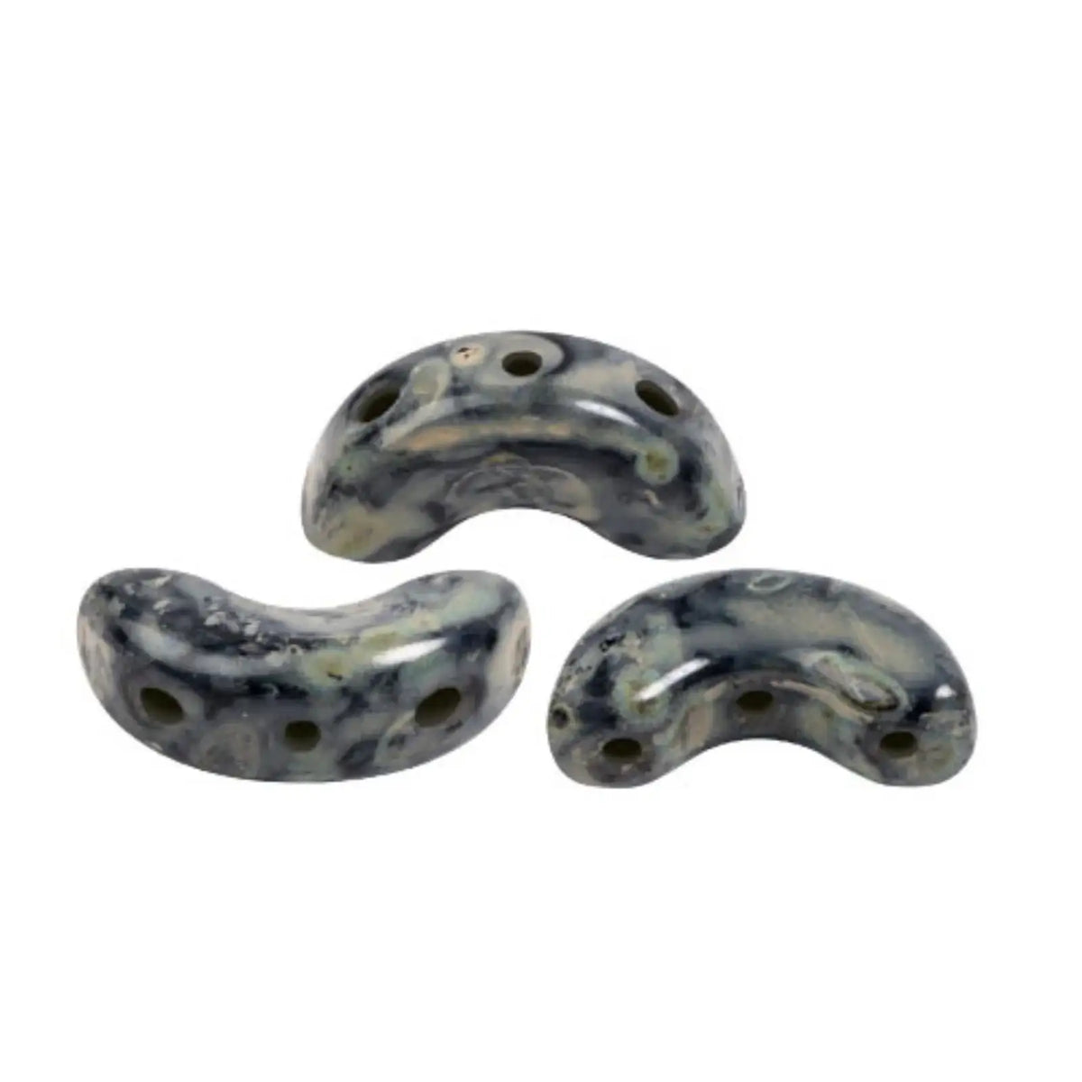 Arcos Beads Black Stony Beige