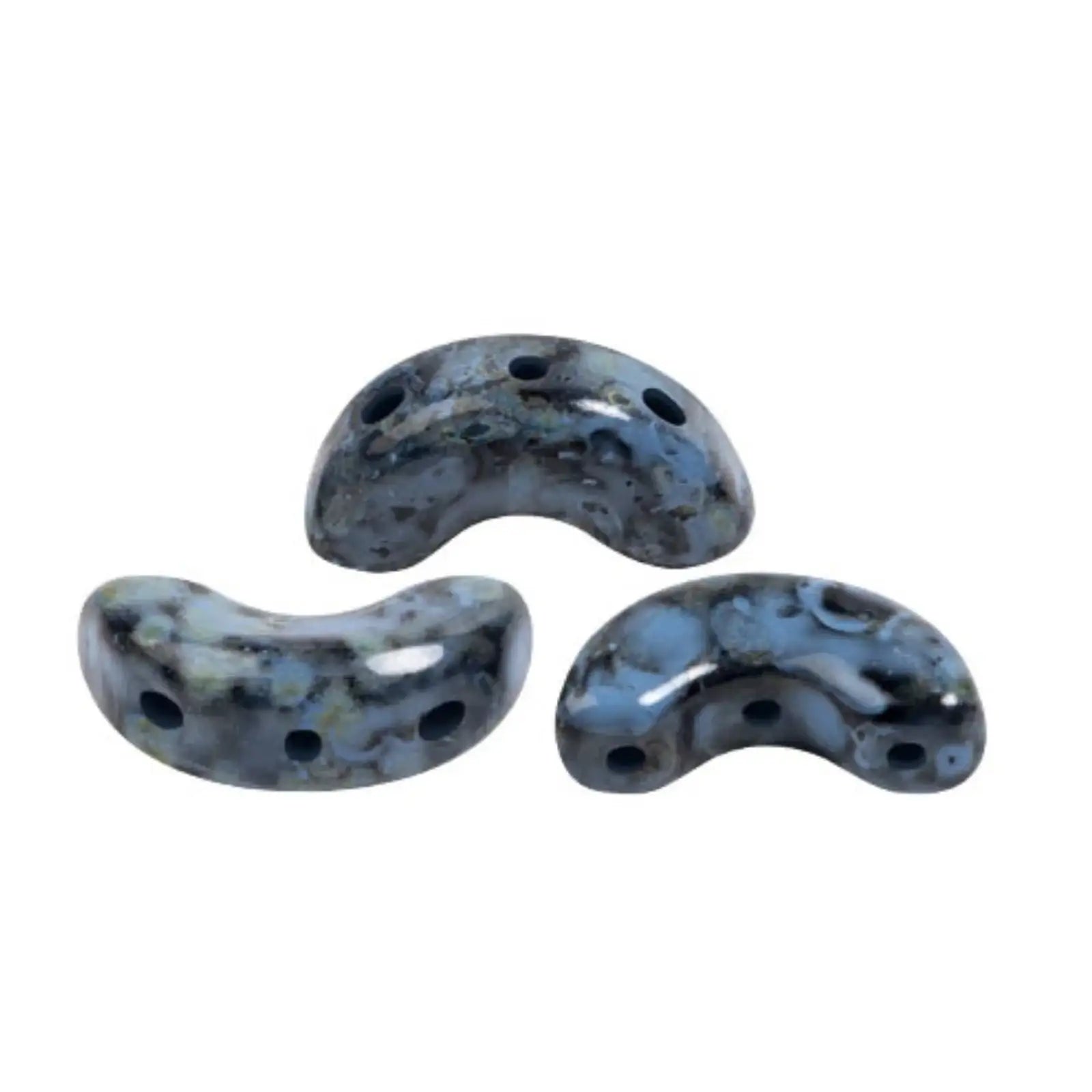 Arcos Beads Black Stony Blue