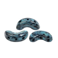 Arcos Beads Black Stony Blue Green