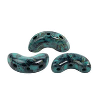 Arcos Beads Black Stony Emerald