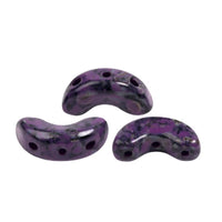 Arcos Beads Black Stony Violet