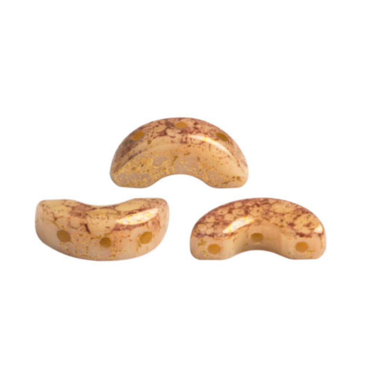 Arcos Beads Opaque Beige Bronze 