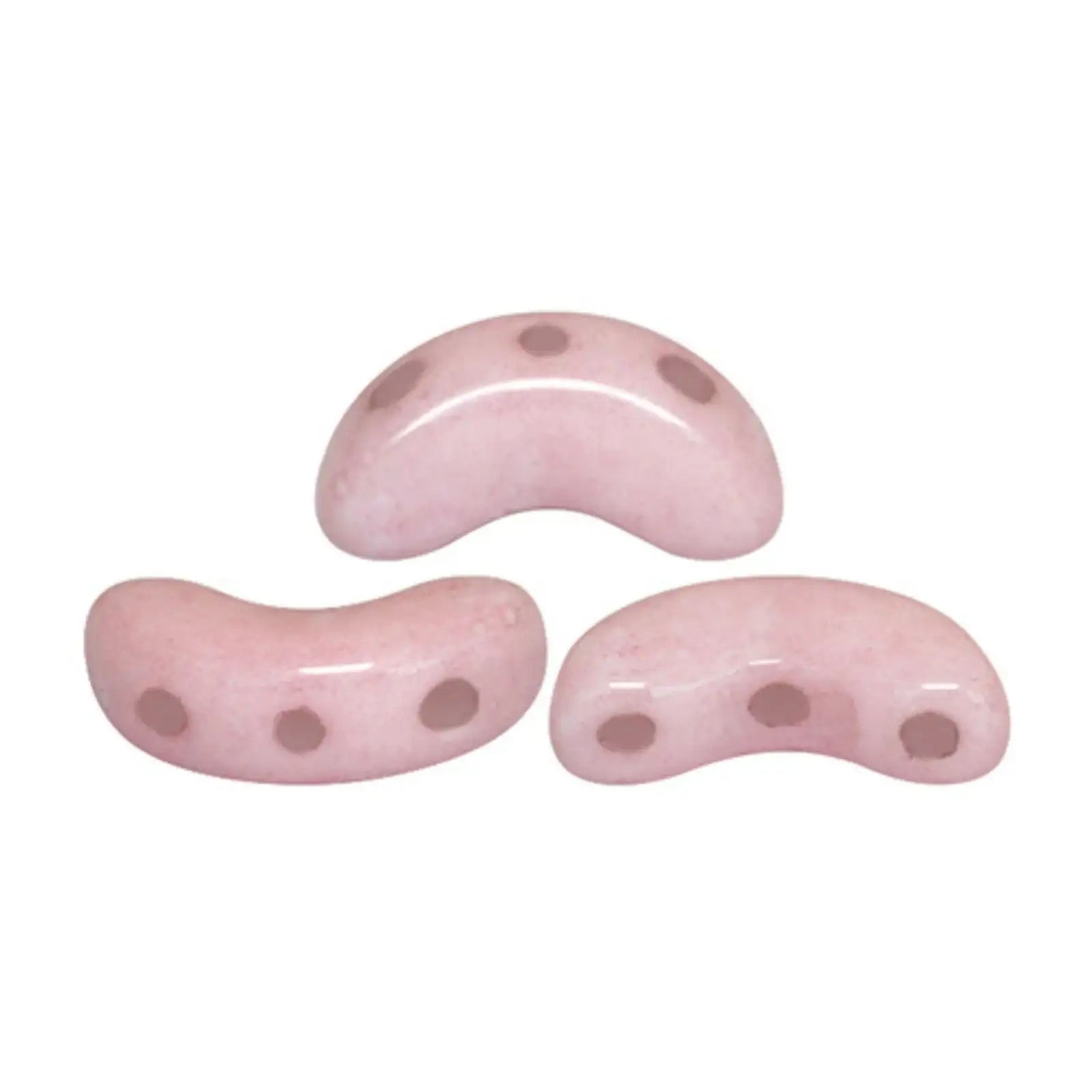 Arcos Beads Light Rose Ceramic Look