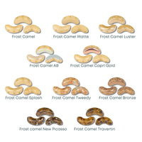 Arcos Beads par Puca, Frost Camel, 30 beads & 20g - The Argus Collection