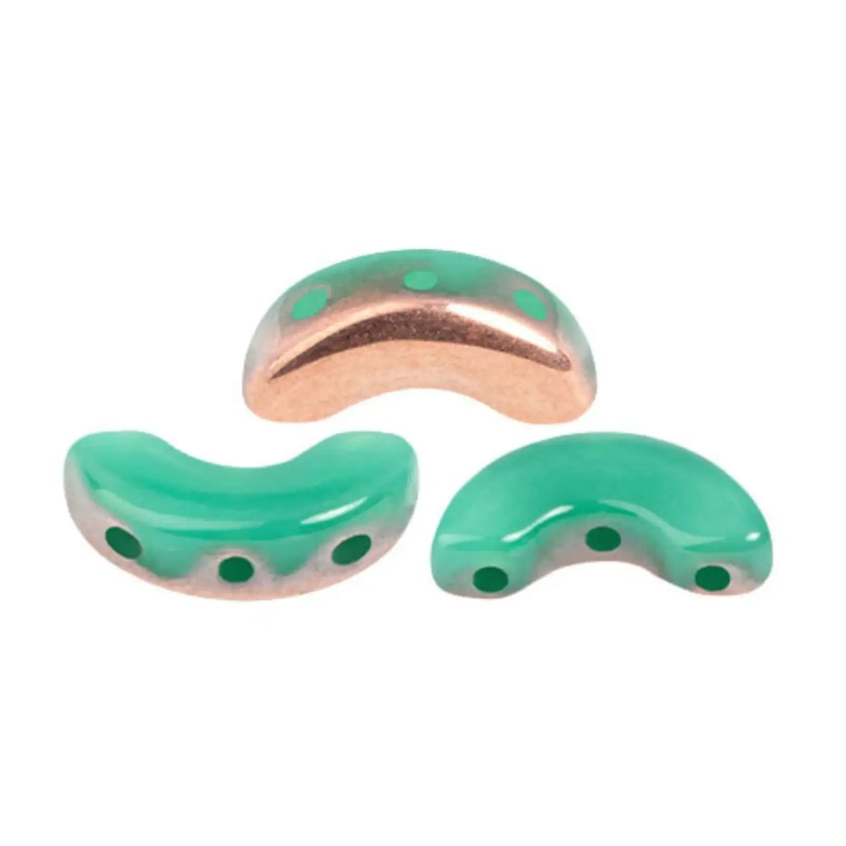 Arcos Beads Frost Jade Capri Gold