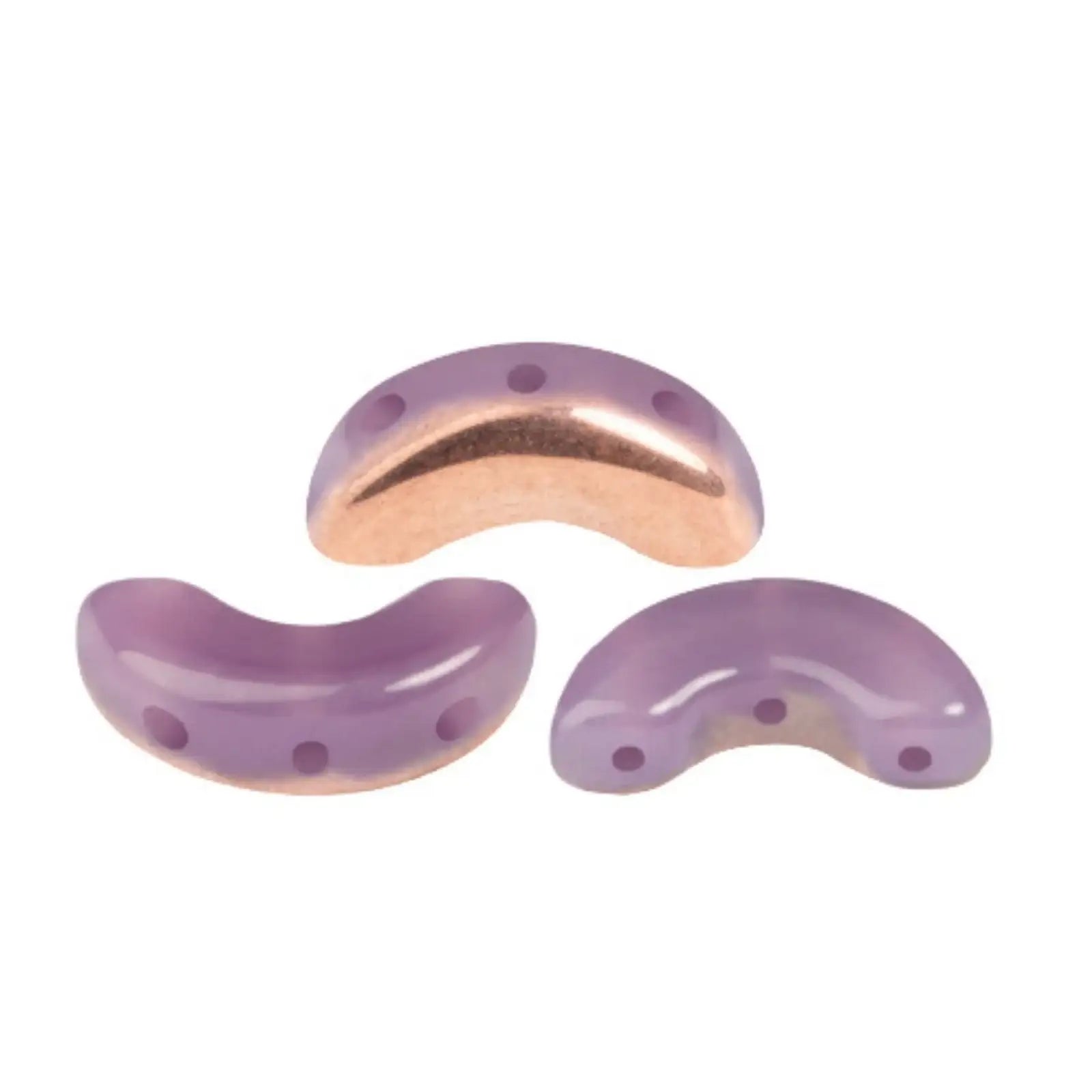 Arcos Beads Frost Parme Capri Gold