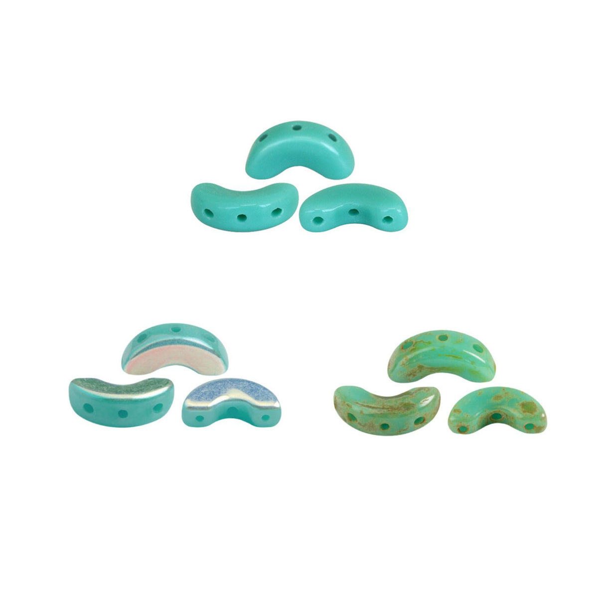 Arcos Beads Green Turquoise Collection