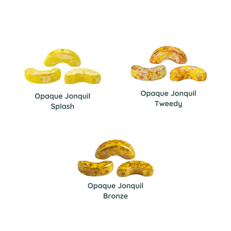 Arcos Beads par Puca, Jonquil, 30 Beads - The Argus Collection