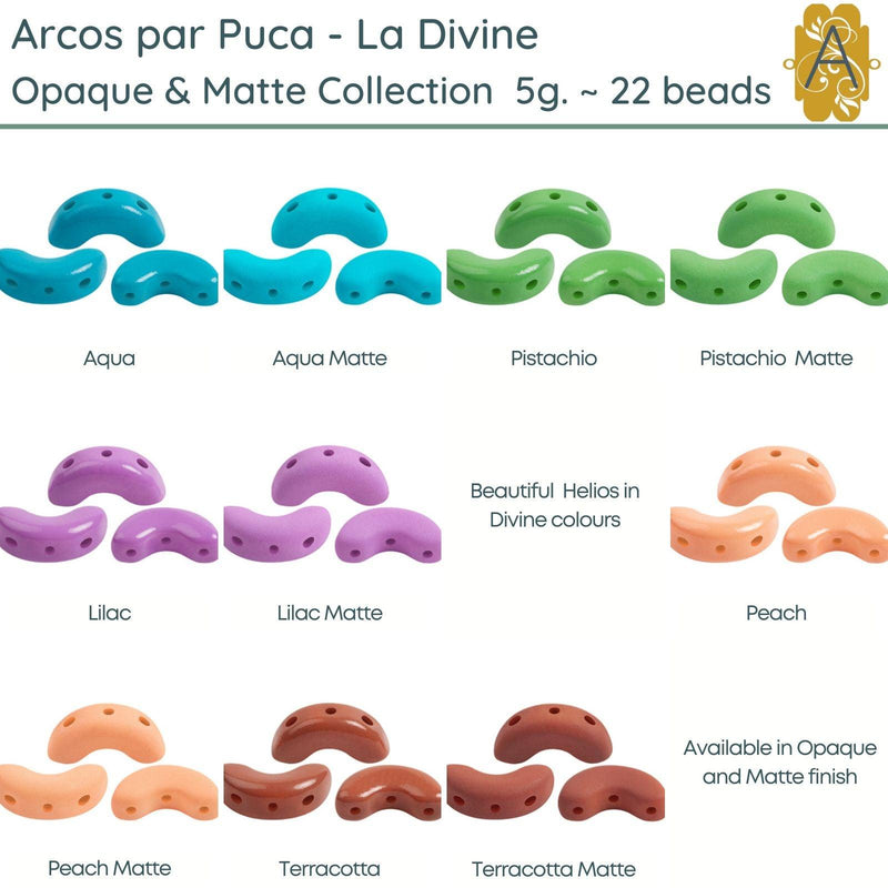 Arcos par Puca, 5g, La Divine Opaque & Matte Collection, 10 colors - The Argus Collection