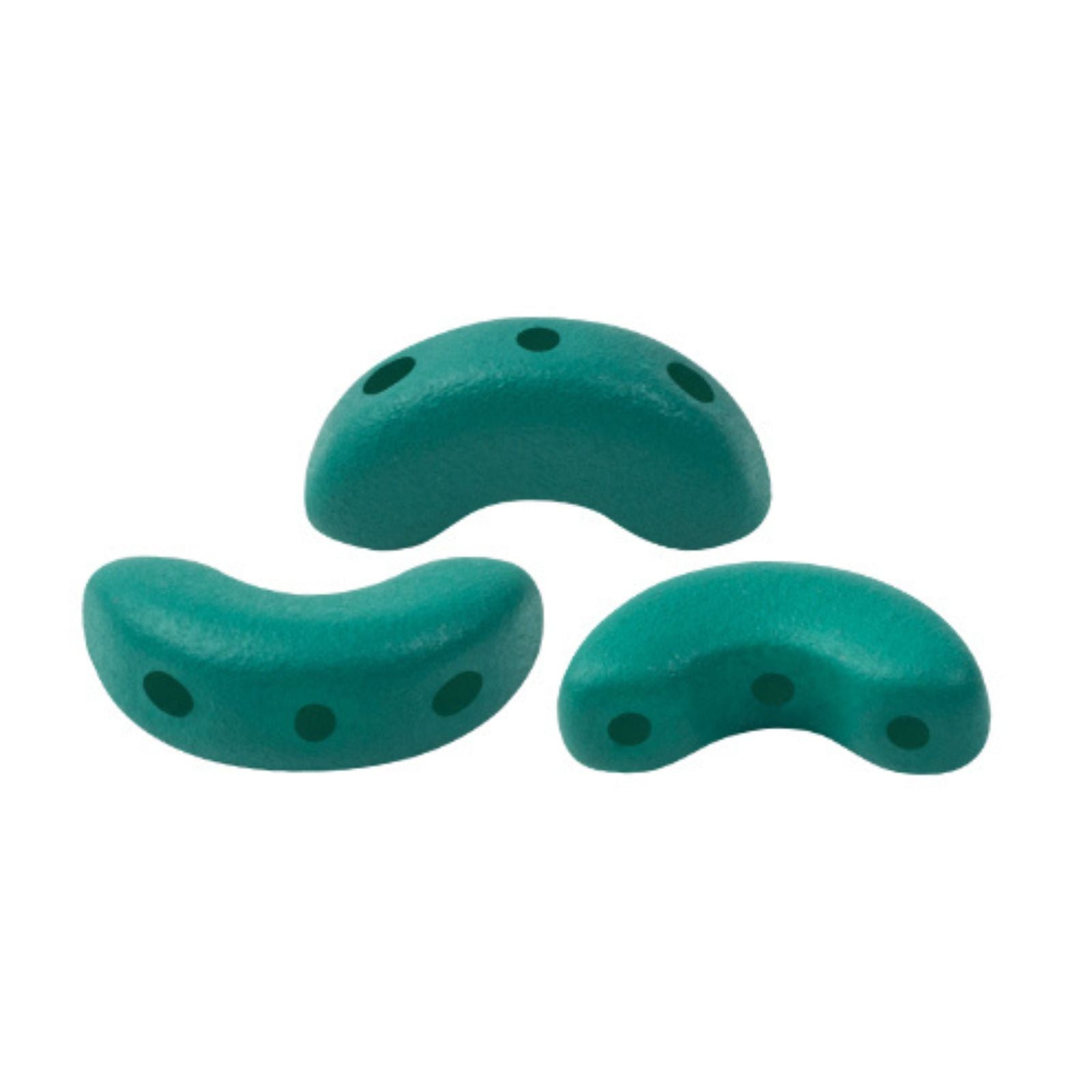Arcos Beads Dark Green Light Matte