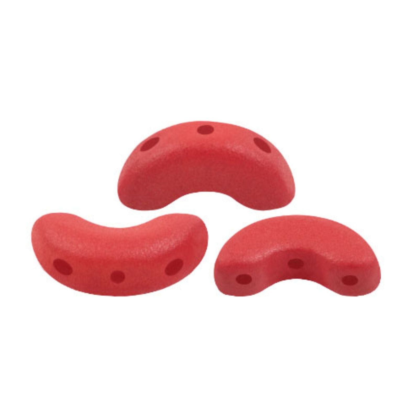 Arcos Beads Dark Red Light Matte