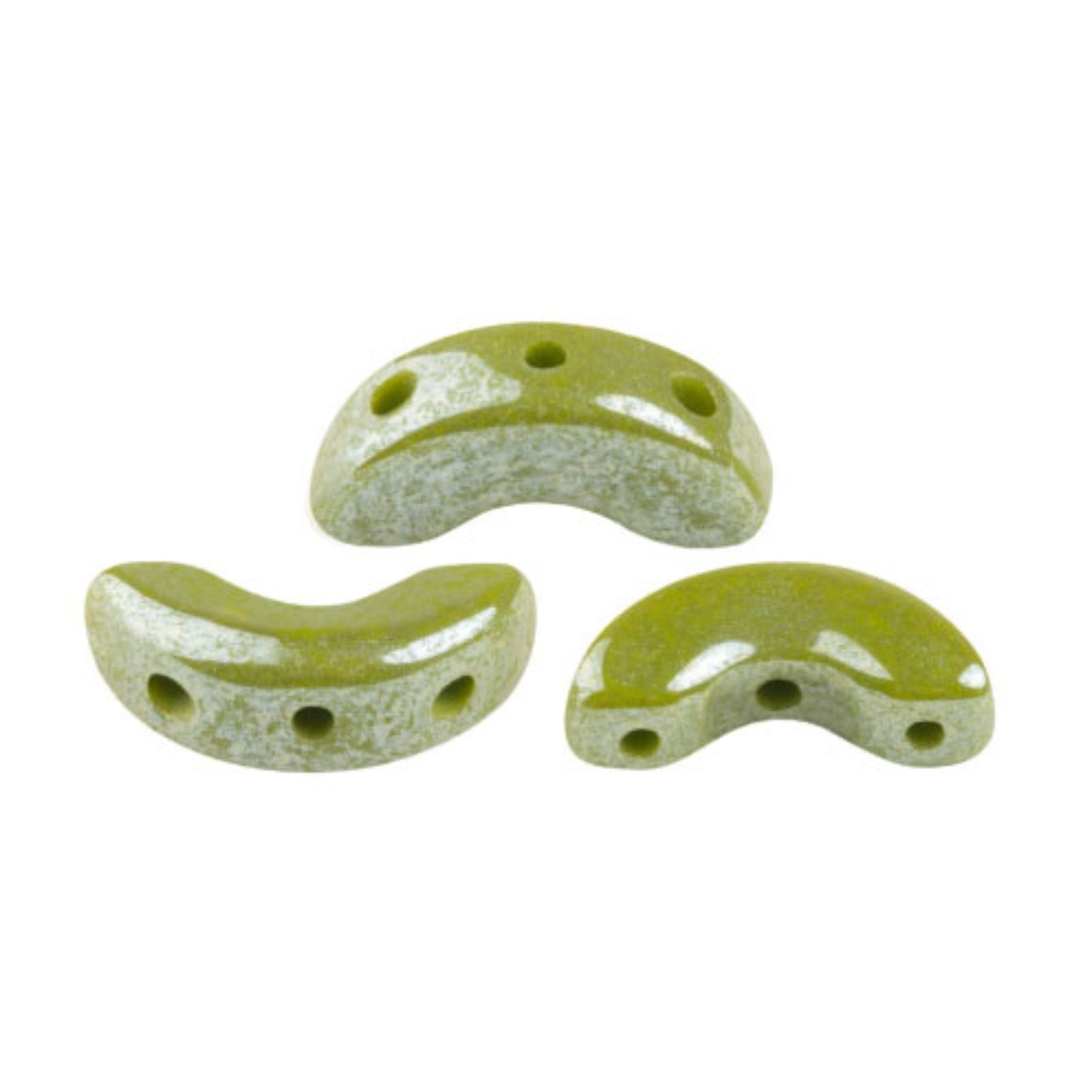 Arcos Beads Green Luster