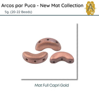 Arcos par Puca, 5g., New Mat Collection, 3 Colors - The Argus Collection