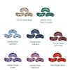 Arcos par Puca Beads, Metallic Matte Collection