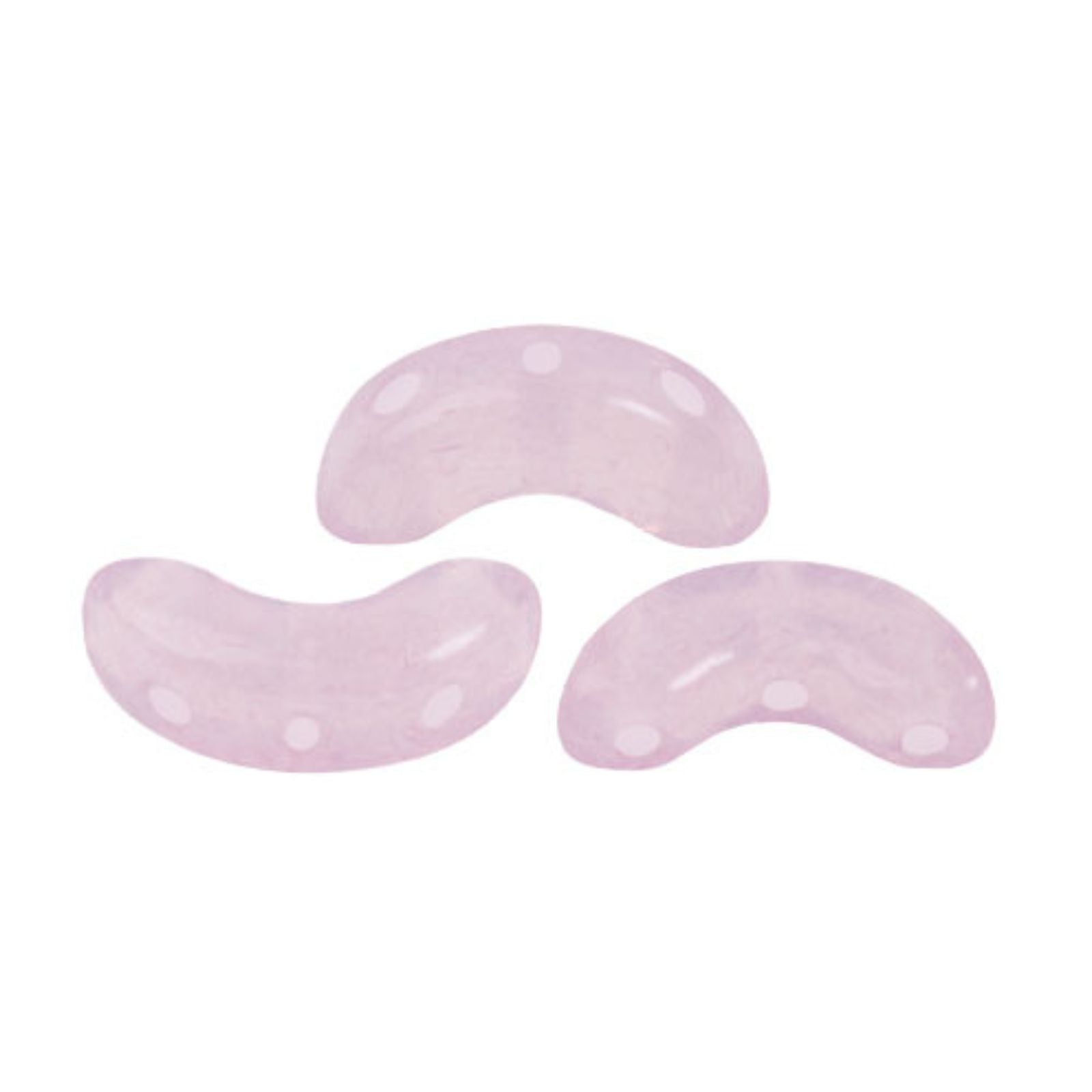Arcos Beads Milky Light Amethyst