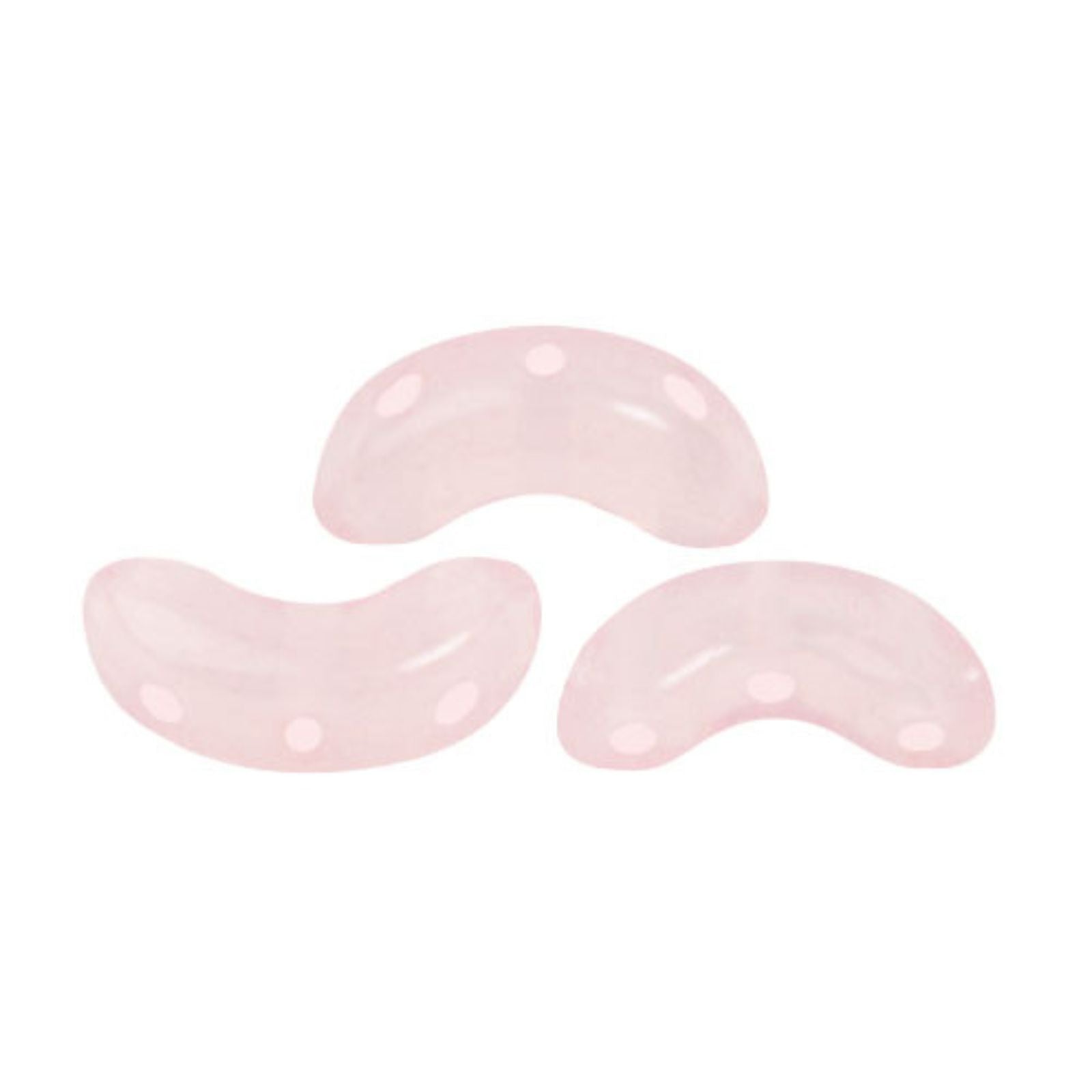 Arcos Beads Milky Light Rose