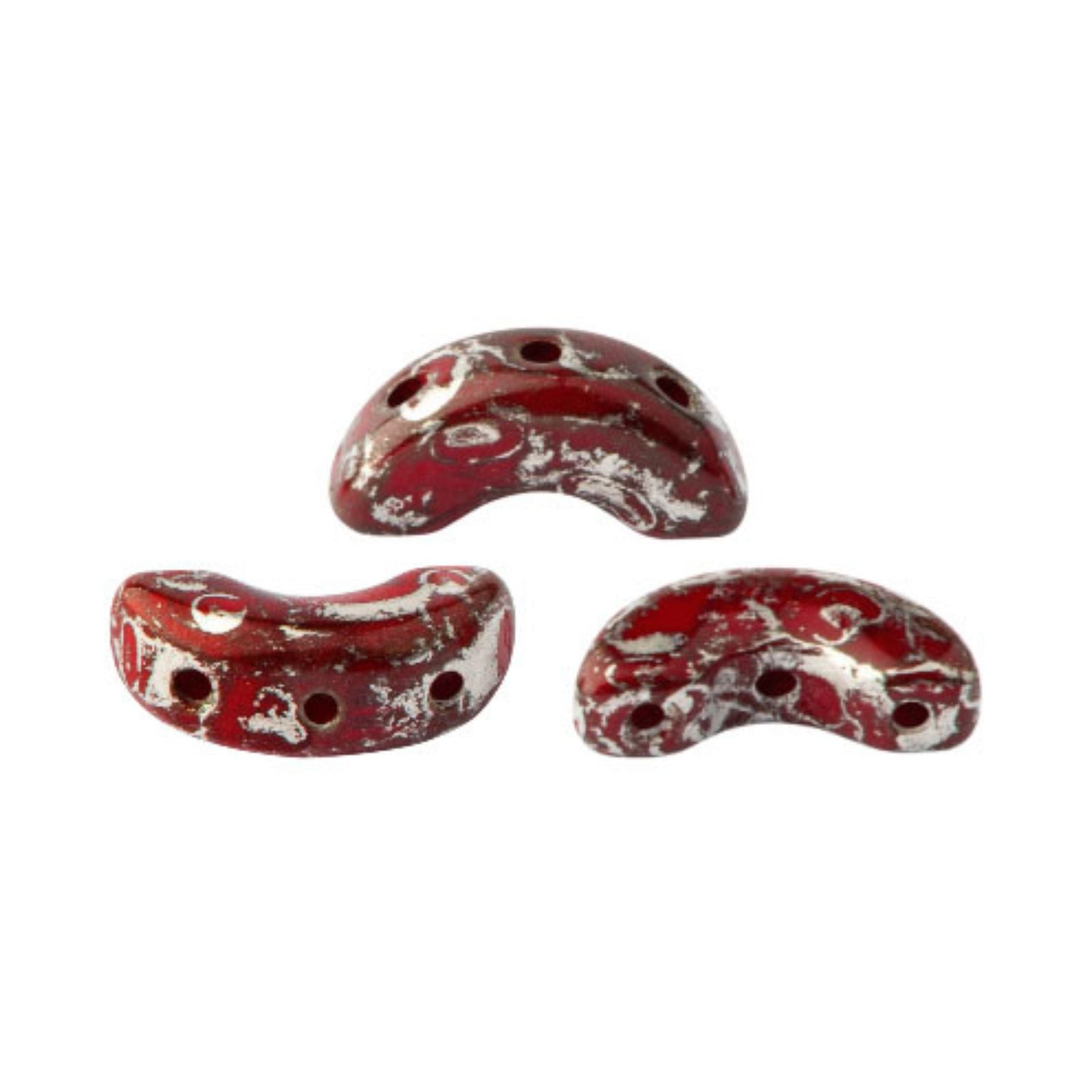 Arcos Beads Coral Red New Picasso 