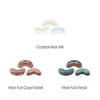 Arcos Beads par Puca, Matte, 5g & 20g - The Argus Collection