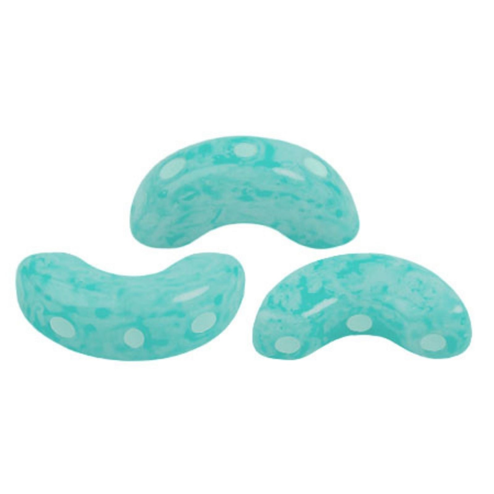Arcos Opaque Milky Green Turquoise