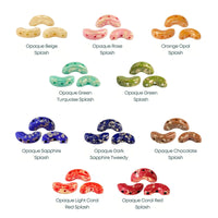 Arcos Beads par Puca, Splash, 30 Beads & 20g - The Argus Collection