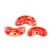 Arcos Beads Light Coral Red Splash 