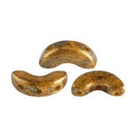 Arcos Beads Beige Gold Spotted 