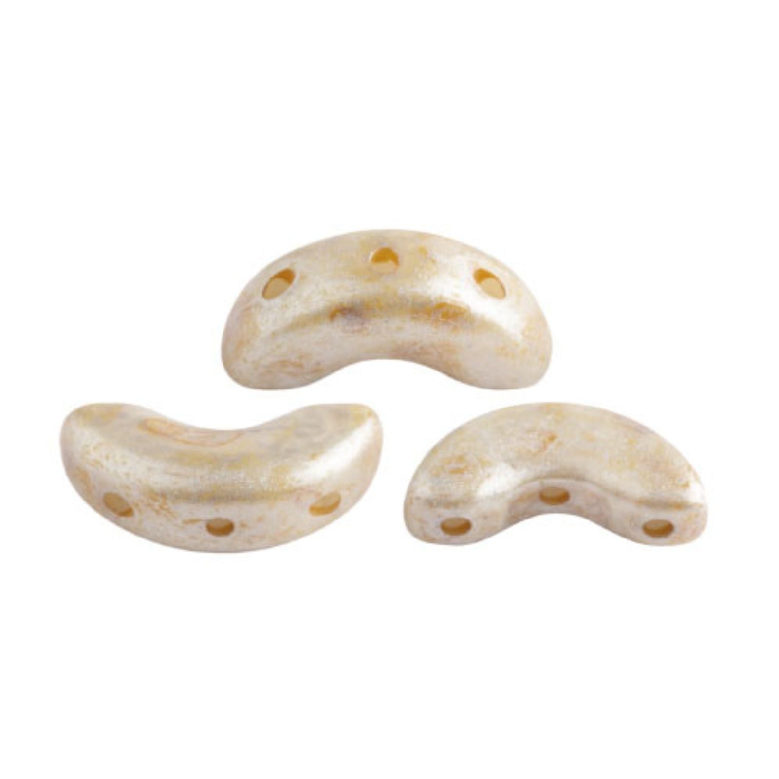 Arcos Beads Ivory Spotted 