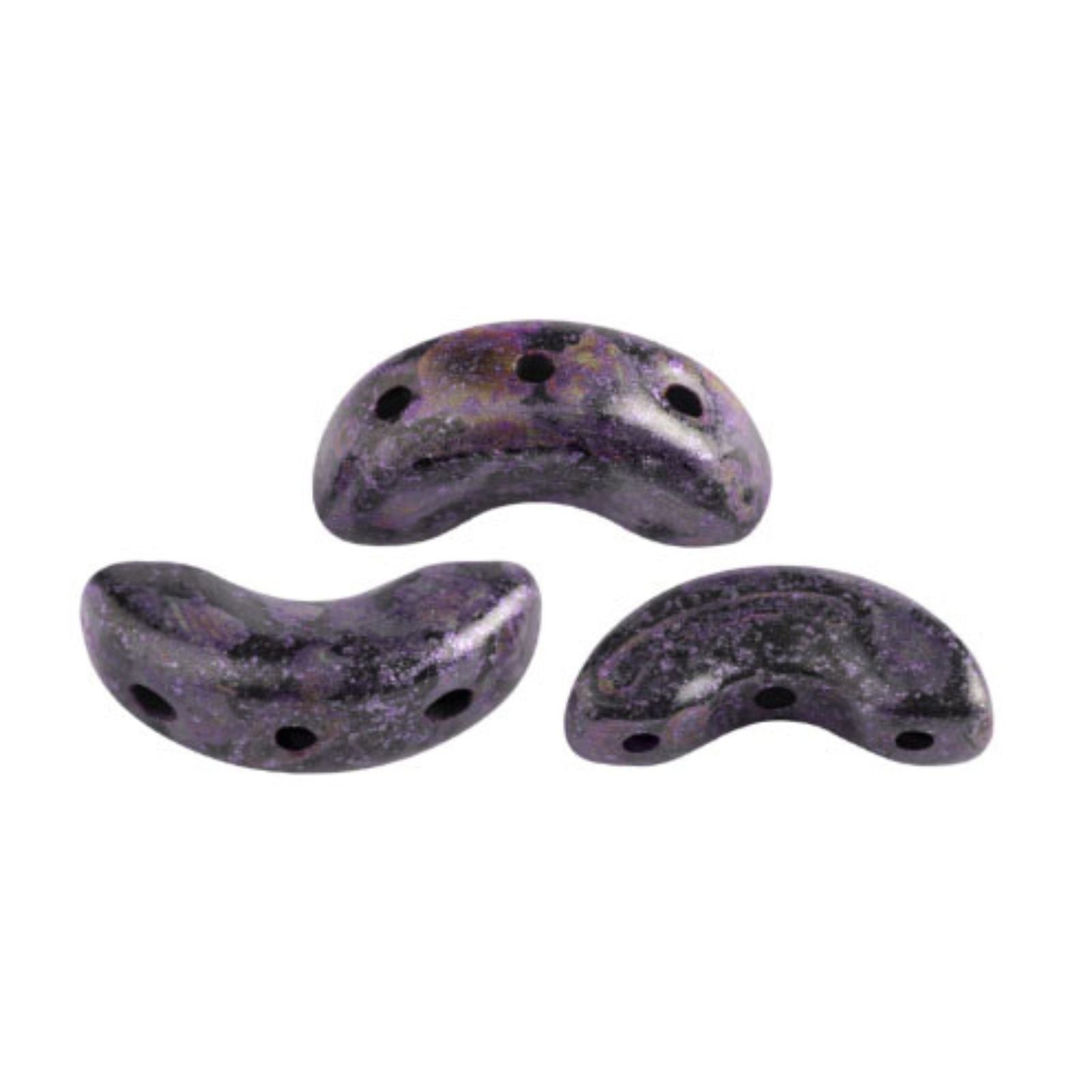 Arcos Beads Metallic Matte Violet Spotted