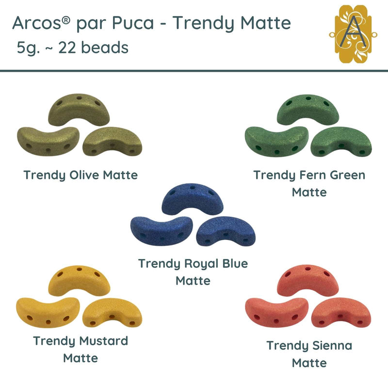 Arcos par Puca, 5g., Trendy Matte Collection, 5 Colors - The Argus Collection