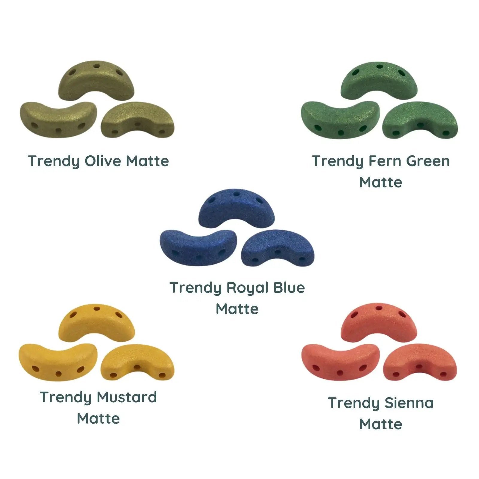 Arcos Beads par Puca, Trendy Matte, 5g & 20g - The Argus Collection