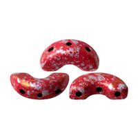 Arcos Beads Coral Red Tweedy 