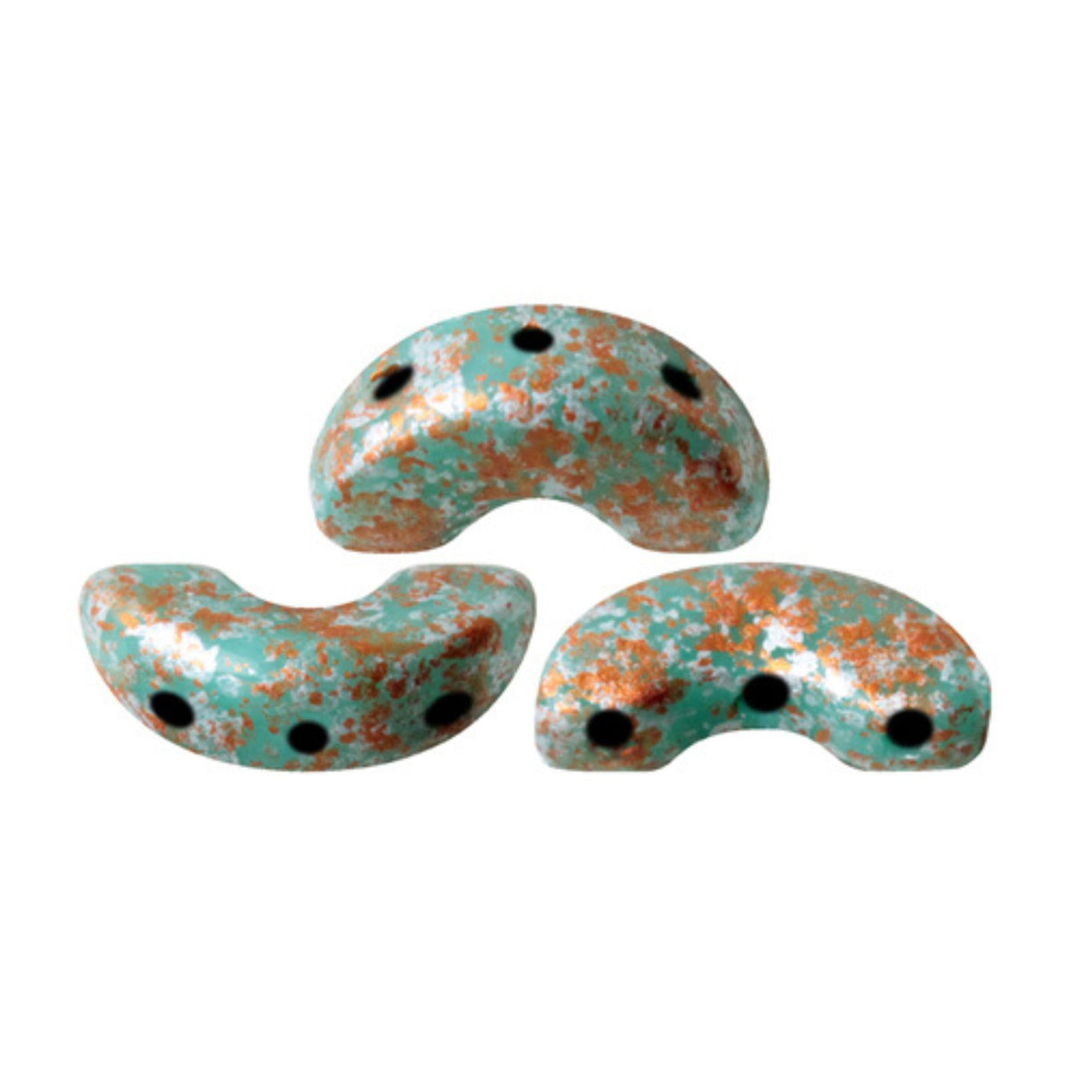Arcos Beads Green Turquoise Tweedy