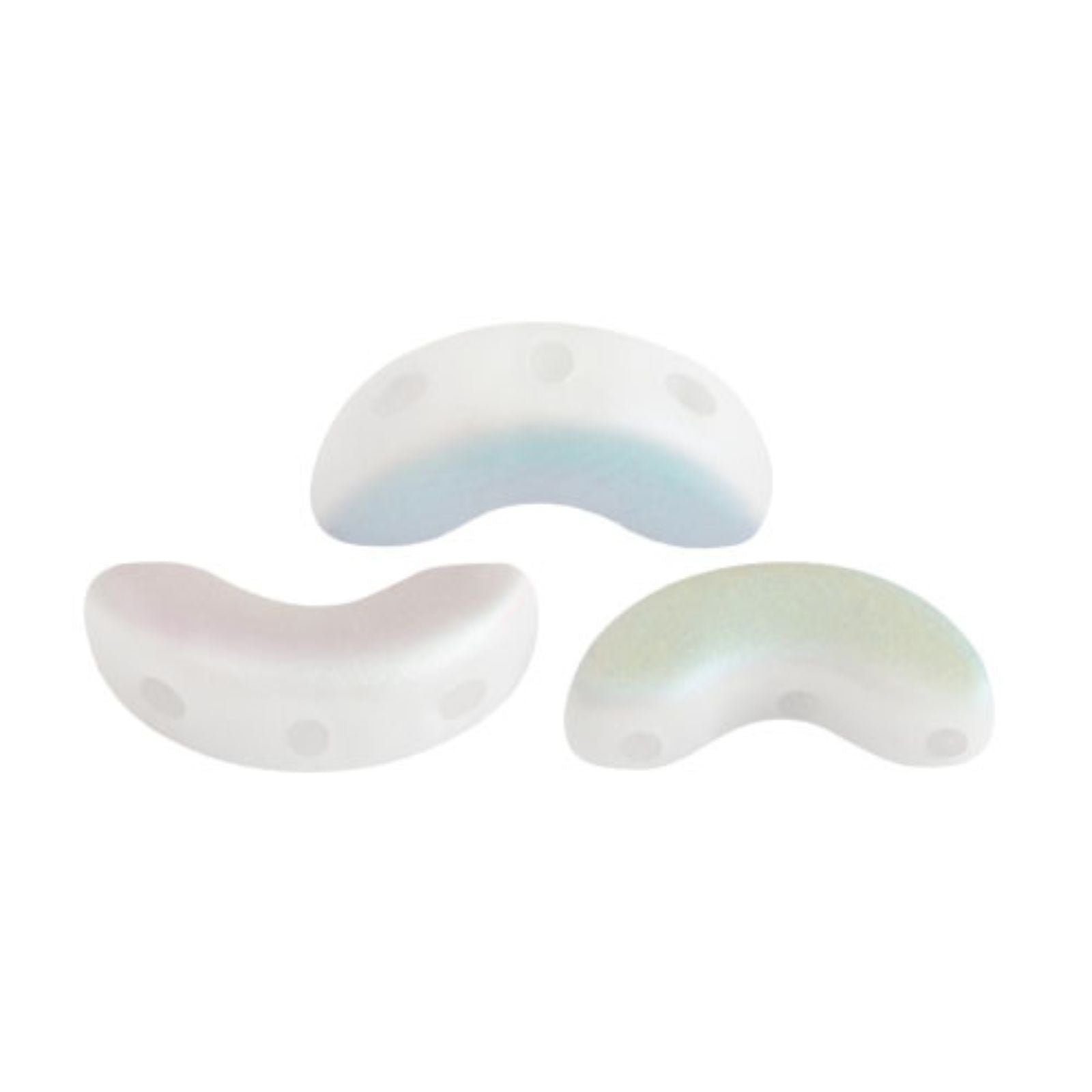 Arcos Beads Opaque White Matte AB