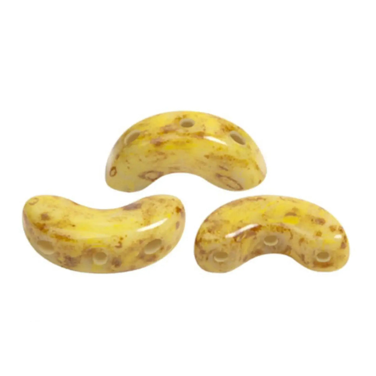 Arcos Beads White Stony Beige Yellow
