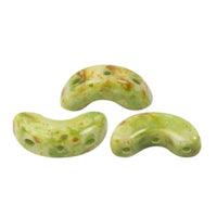 Arcos Beads White Stony Green